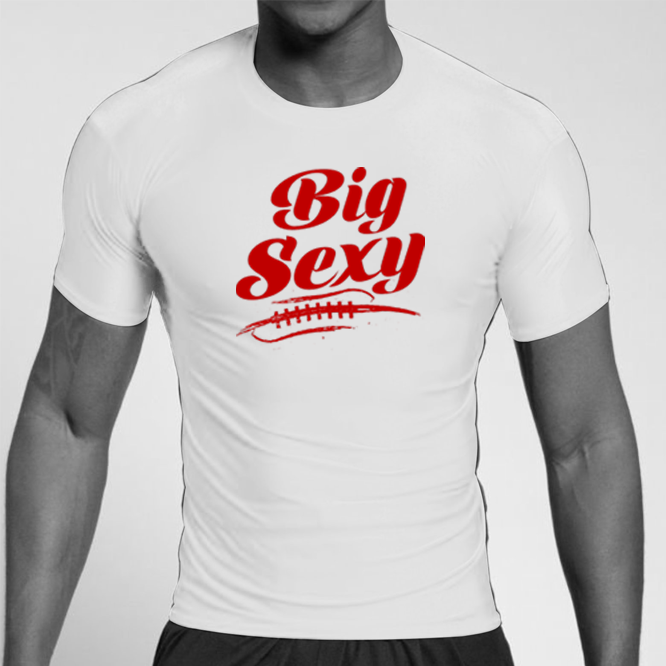 BIG SEXY (A) (Red) - Compression Top