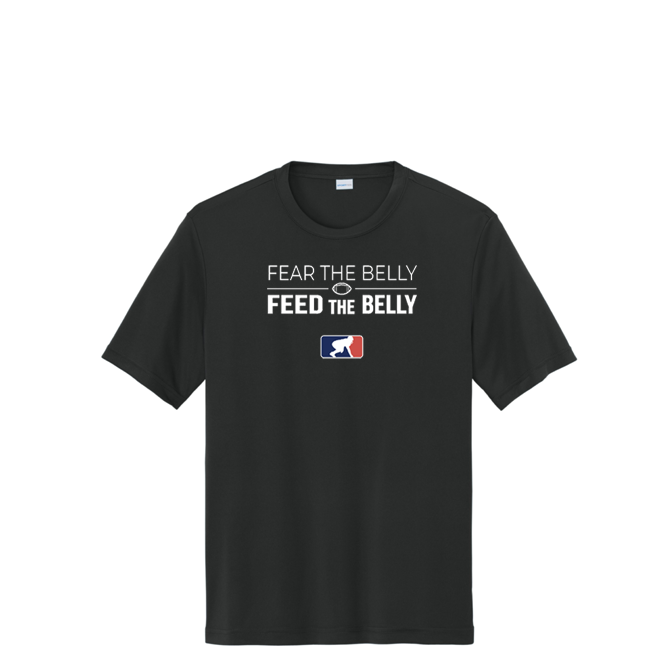 FEED THE BELLY FEAR THE BELLY - Youth Performance Tee