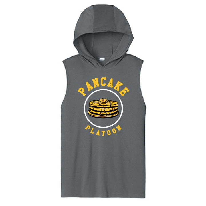 PANCAKE PLATOON - Hooded Muscle Tee
