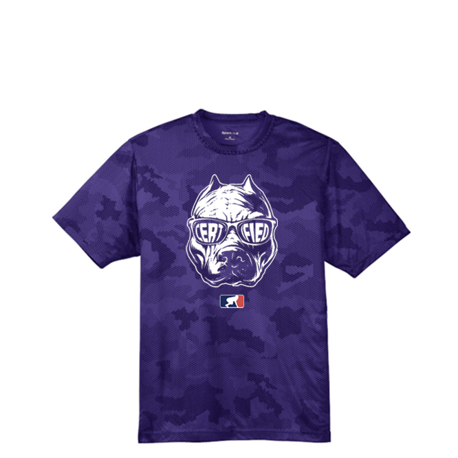 CERTIFIED DAWG - Hex Camo Performance Tee