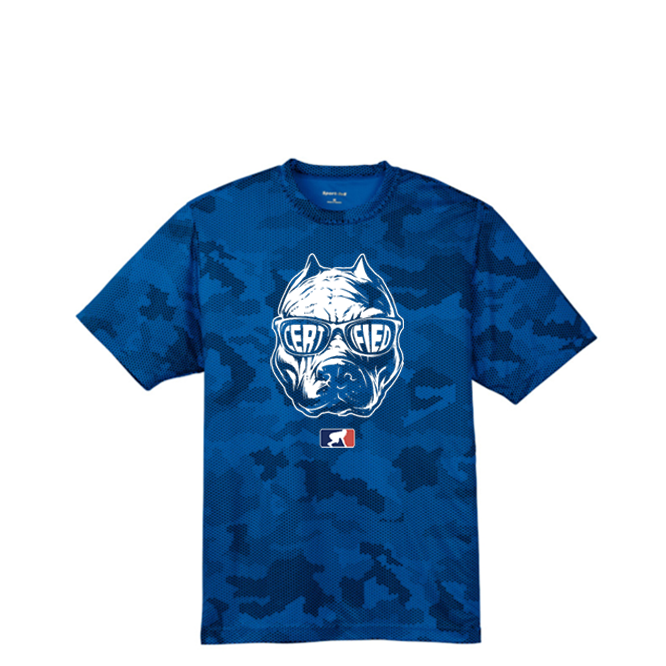 CERTIFIED DAWG - Hex Camo Performance Tee