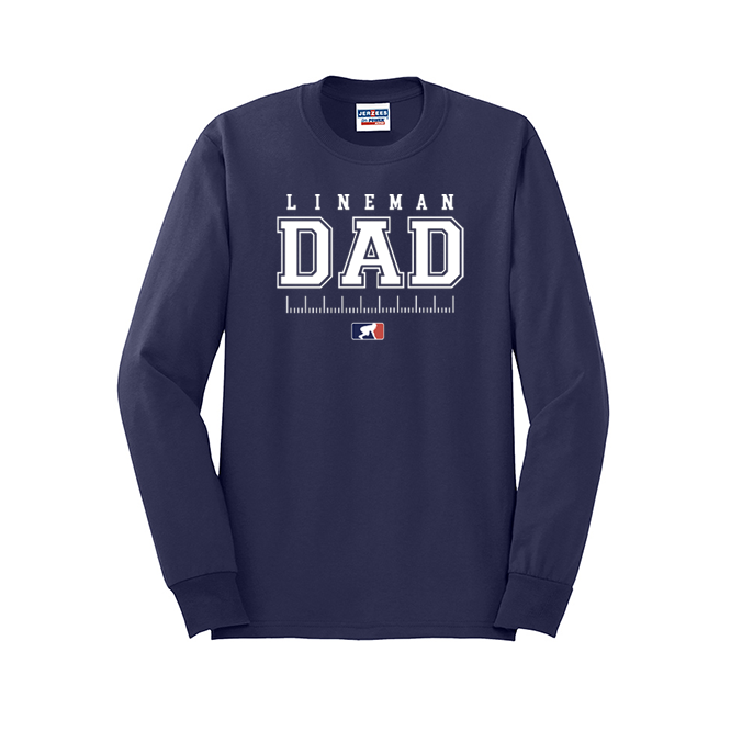 LINEMAN DAD - Long Sleeve T-Shirt