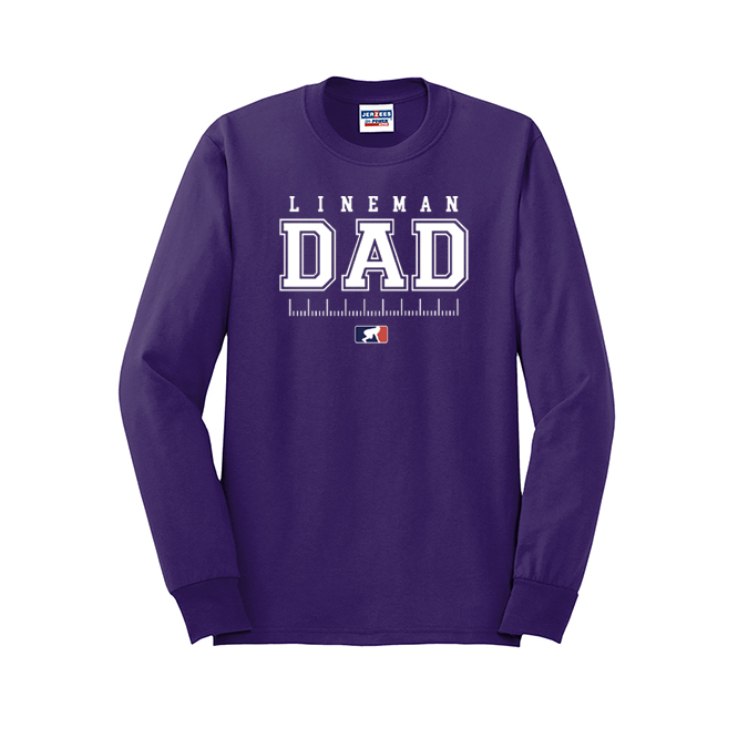 LINEMAN DAD - Long Sleeve T-Shirt