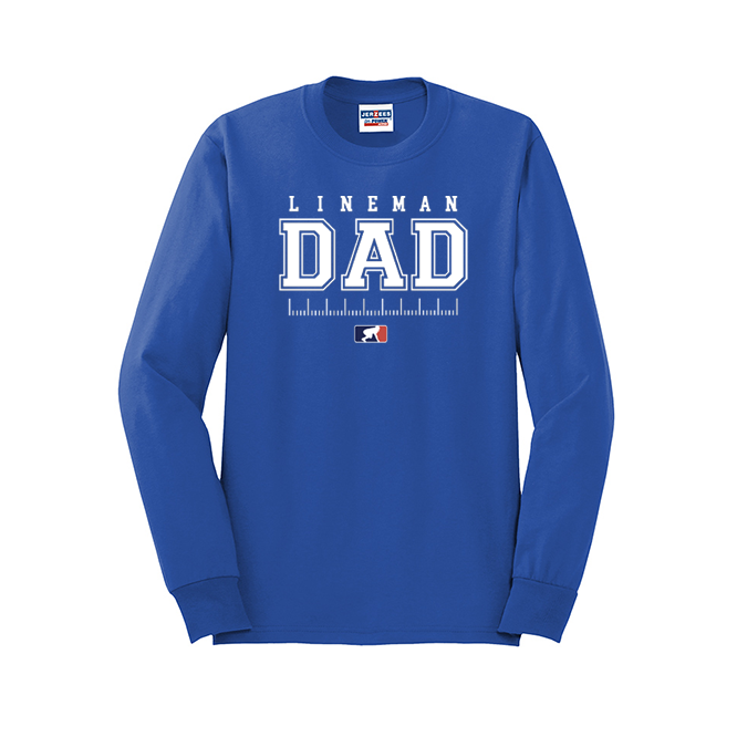 LINEMAN DAD - Long Sleeve T-Shirt