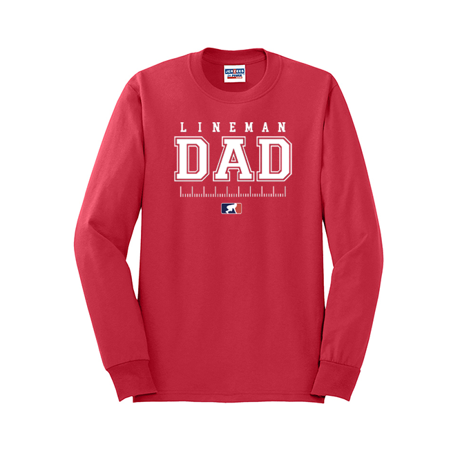 LINEMAN DAD - Long Sleeve T-Shirt