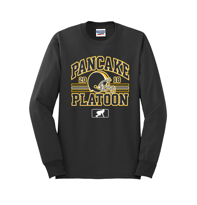 PANCAKE PLATOON (Retro) - Long Sleeve T-Shirt