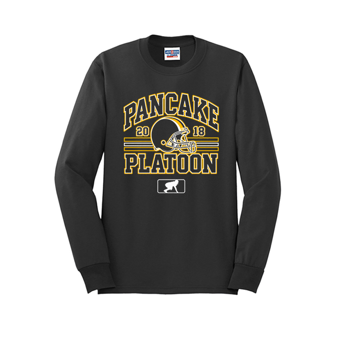 PANCAKE PLATOON (Retro) - Long Sleeve T-Shirt