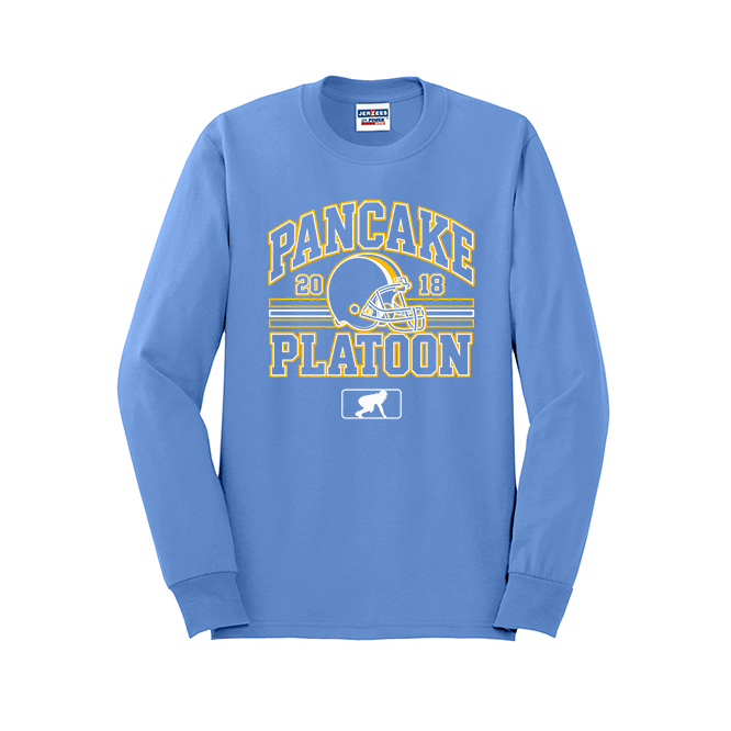 PANCAKE PLATOON (Retro) - Long Sleeve T-Shirt