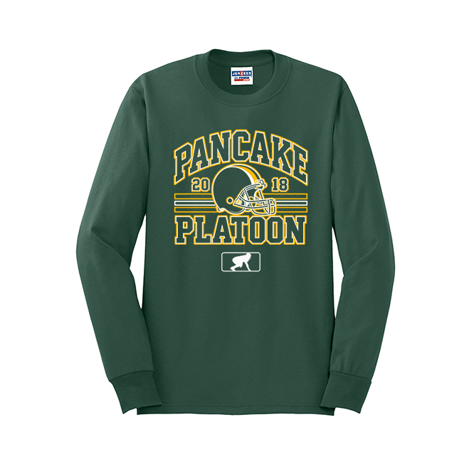 PANCAKE PLATOON (Retro) - Long Sleeve T-Shirt