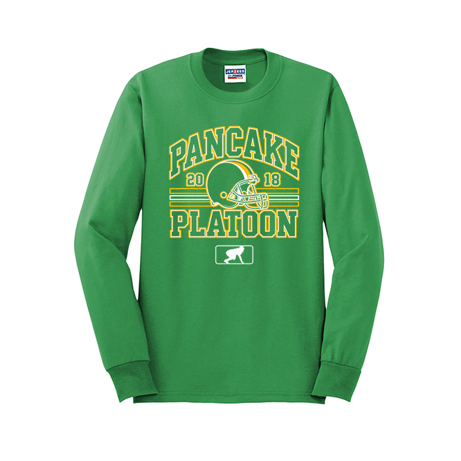 PANCAKE PLATOON (Retro) - Long Sleeve T-Shirt
