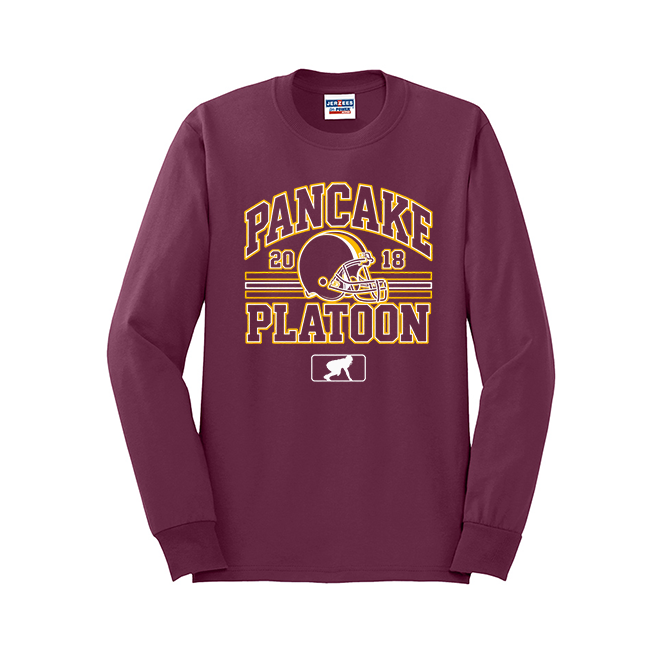 PANCAKE PLATOON (Retro) - Long Sleeve T-Shirt