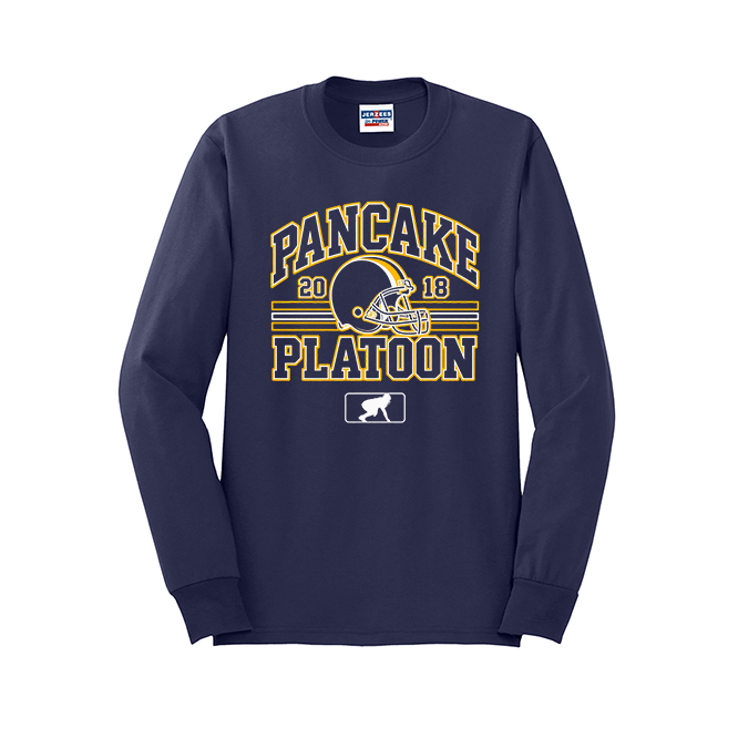 PANCAKE PLATOON (Retro) - Long Sleeve T-Shirt