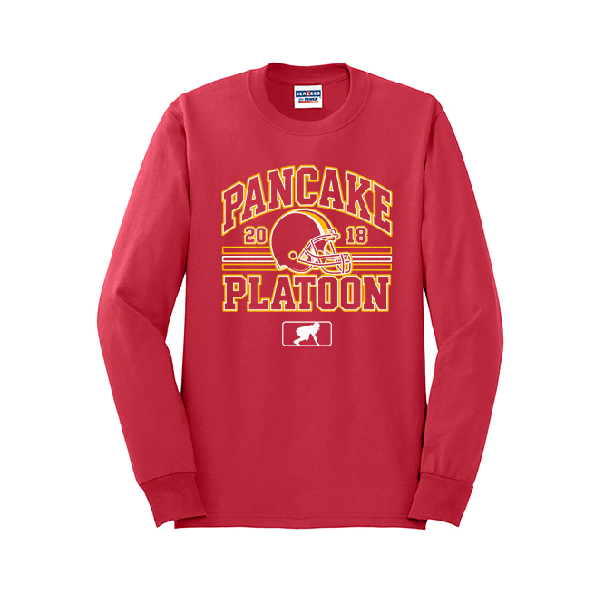 PANCAKE PLATOON (Retro) - Long Sleeve T-Shirt