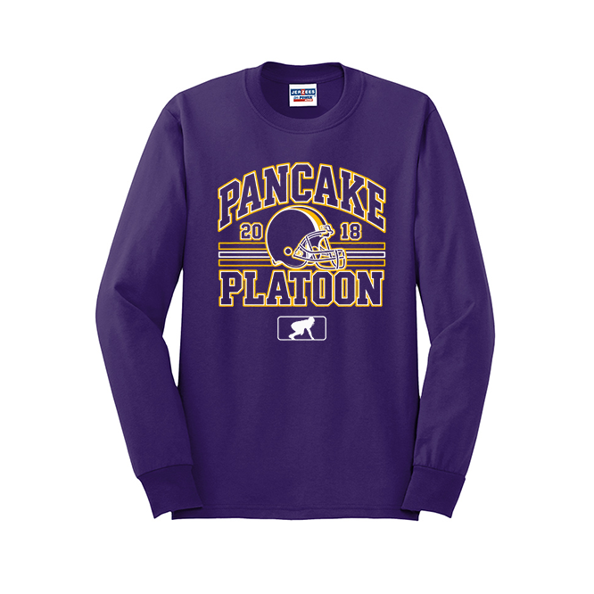 PANCAKE PLATOON (Retro) - Long Sleeve T-Shirt