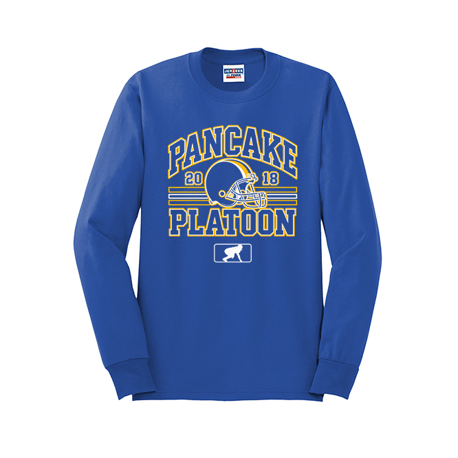PANCAKE PLATOON (Retro) - Long Sleeve T-Shirt