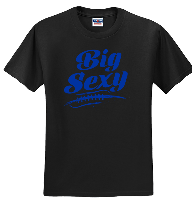 BIG SEXY (Royal) (A) - Youth T-Shirt
