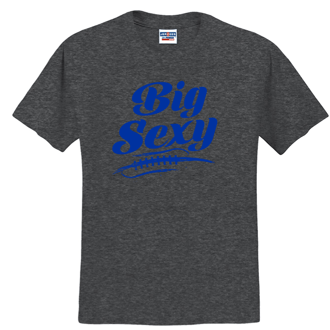 BIG SEXY (Royal) (A) - Youth T-Shirt
