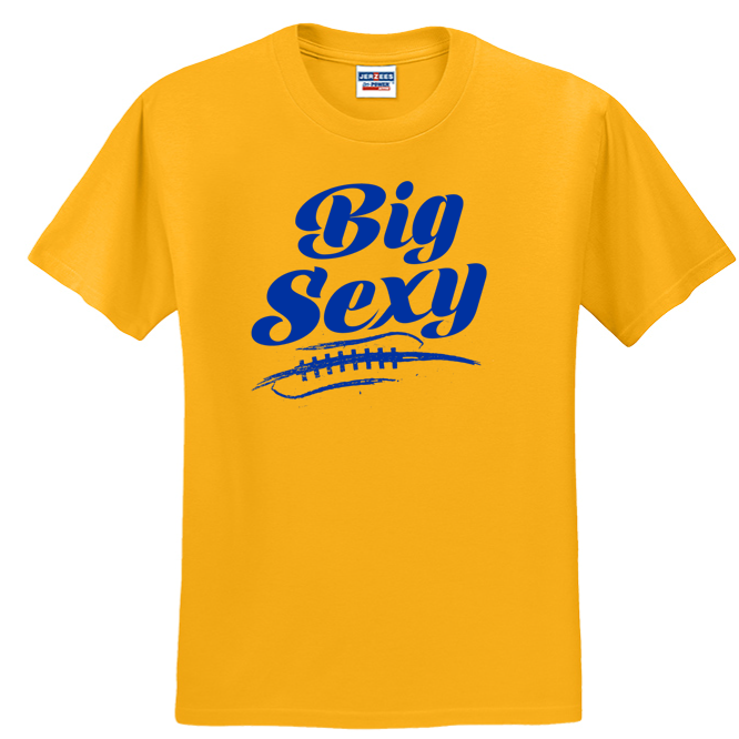 BIG SEXY (Royal) (A) - Youth T-Shirt