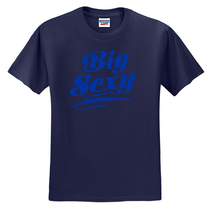 BIG SEXY (Royal) (A) - Youth T-Shirt