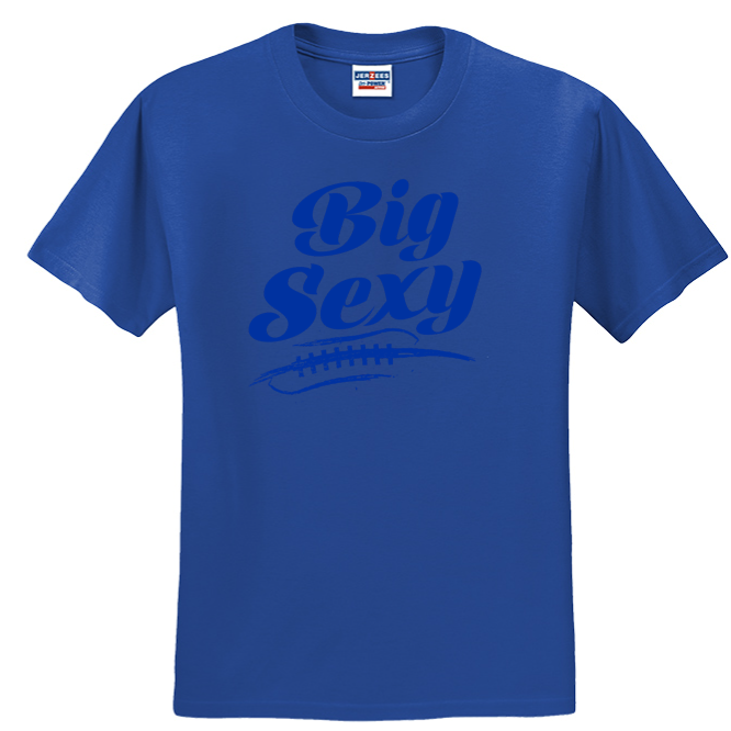 BIG SEXY (Royal) (A) - Youth T-Shirt