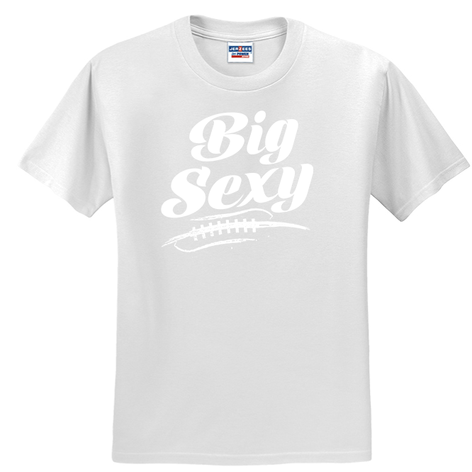 BIG SEXY (White) (A) - Youth T-Shirt