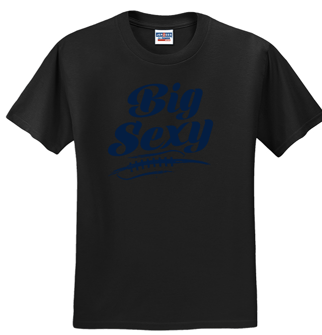 BIG SEXY (Navy) (A) - Youth T-Shirt