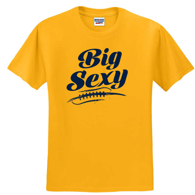BIG SEXY (Navy) (A) - Youth T-Shirt