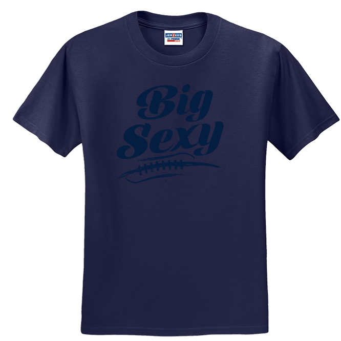 BIG SEXY (Navy) (A) - Youth T-Shirt