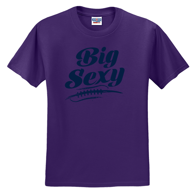 BIG SEXY (Navy) (A) - Youth T-Shirt