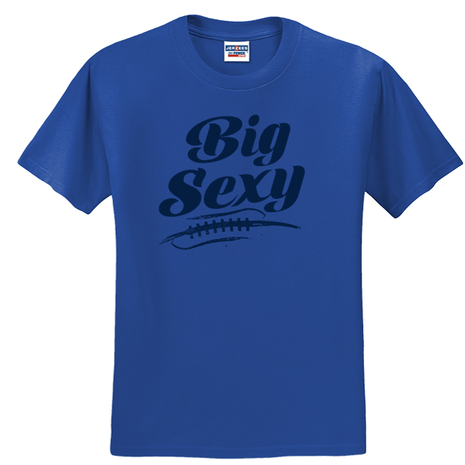 BIG SEXY (Navy) (A) - Youth T-Shirt