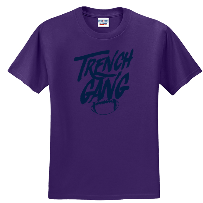 TRENCH GANG (Navy) - Youth T-Shirt