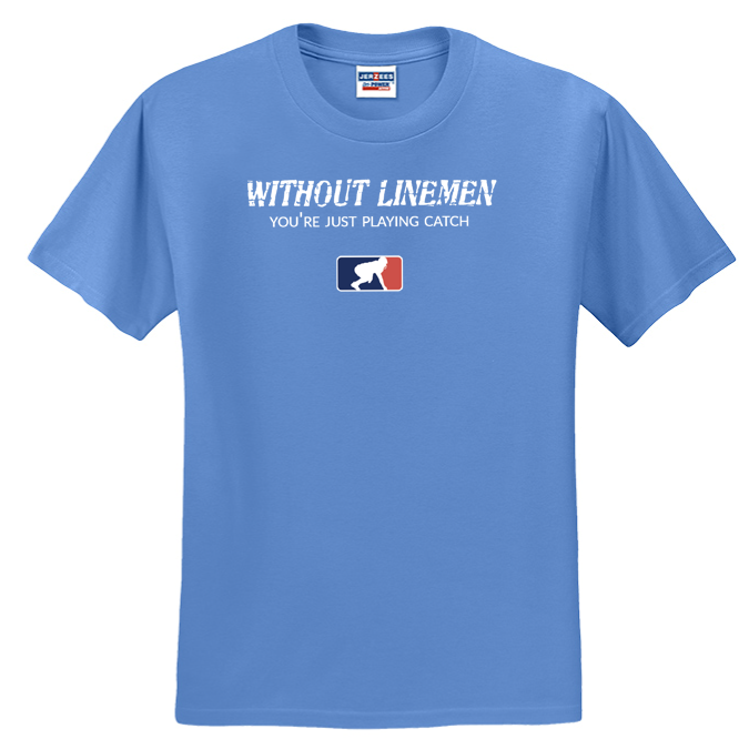 WITHOUT LINEMEN - Youth T-Shirt