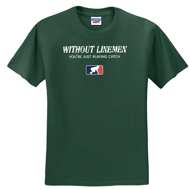 WITHOUT LINEMEN - Youth T-Shirt
