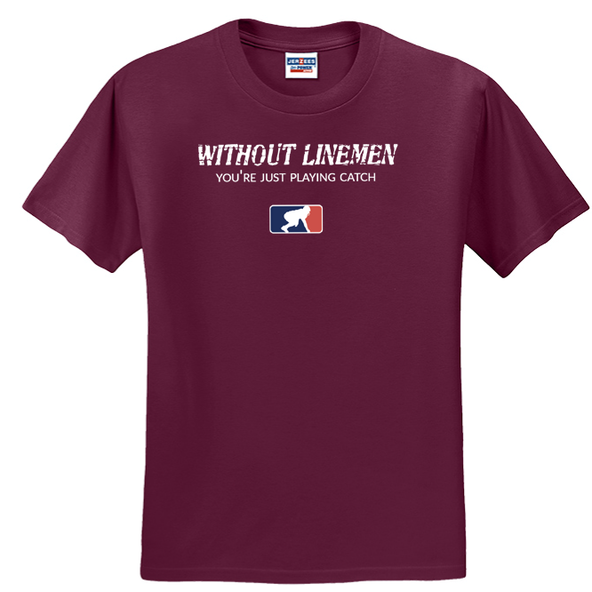 WITHOUT LINEMEN - Youth T-Shirt