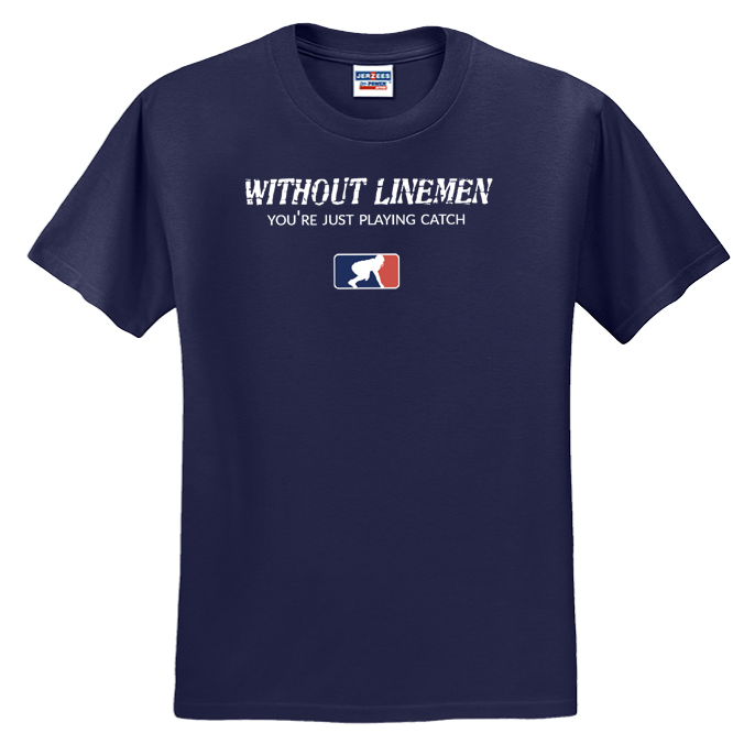 WITHOUT LINEMEN - Youth T-Shirt