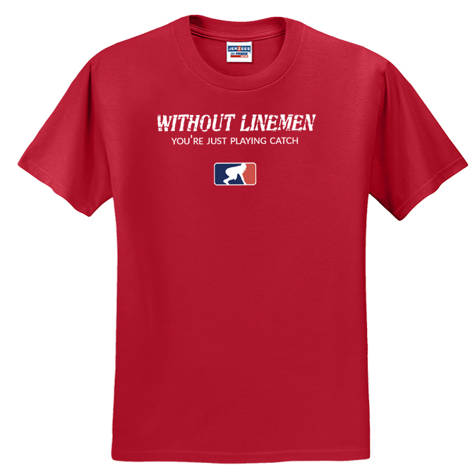 WITHOUT LINEMEN - Youth T-Shirt