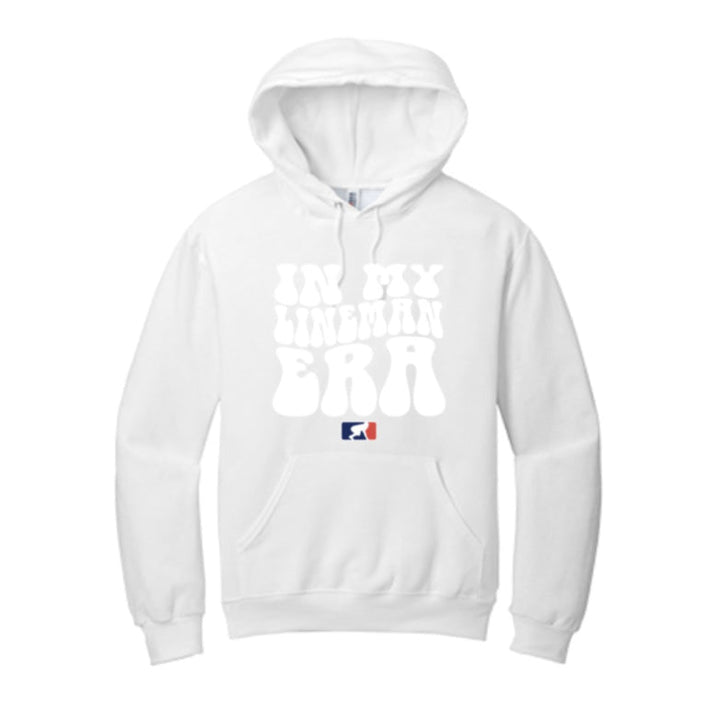 IN MY LINEMAN ERA (White) - Hoodie