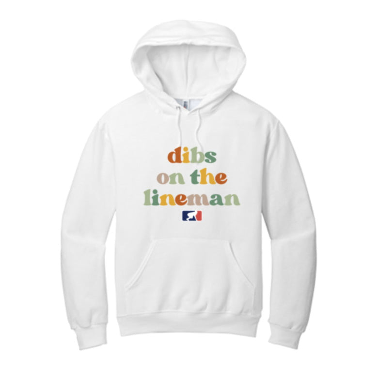 DIBS ON THE LINEMAN (Color) - Hoodie