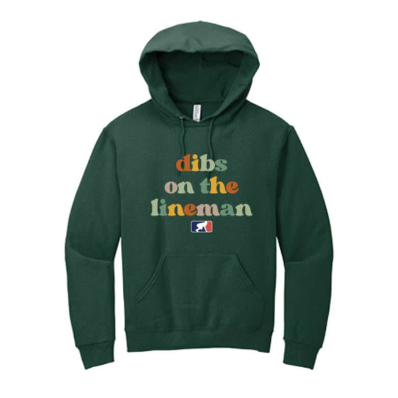 DIBS ON THE LINEMAN (Color) - Hoodie