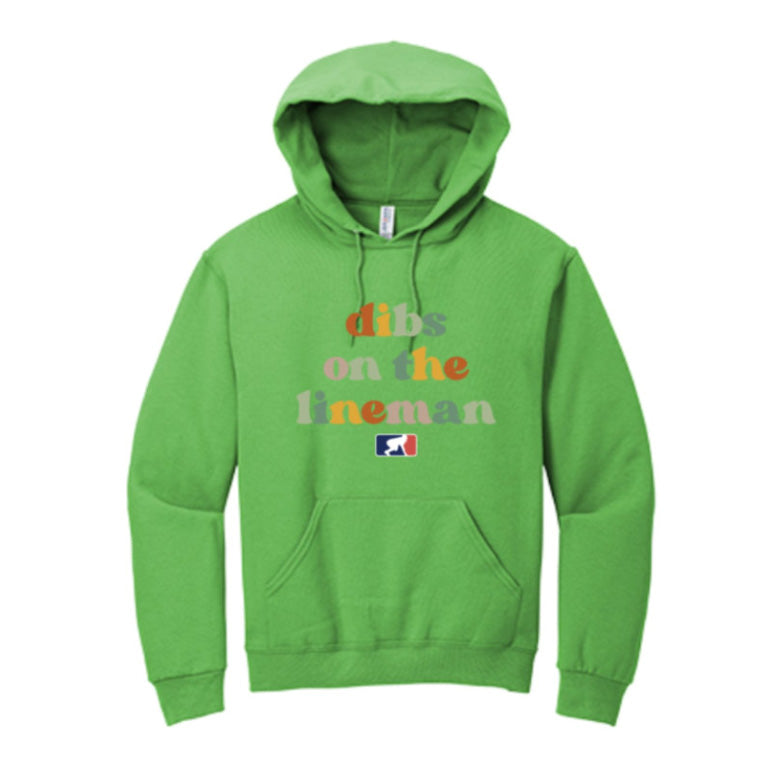 DIBS ON THE LINEMAN (Color) - Hoodie