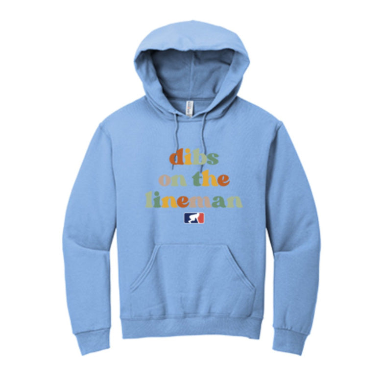 DIBS ON THE LINEMAN (Color) - Hoodie
