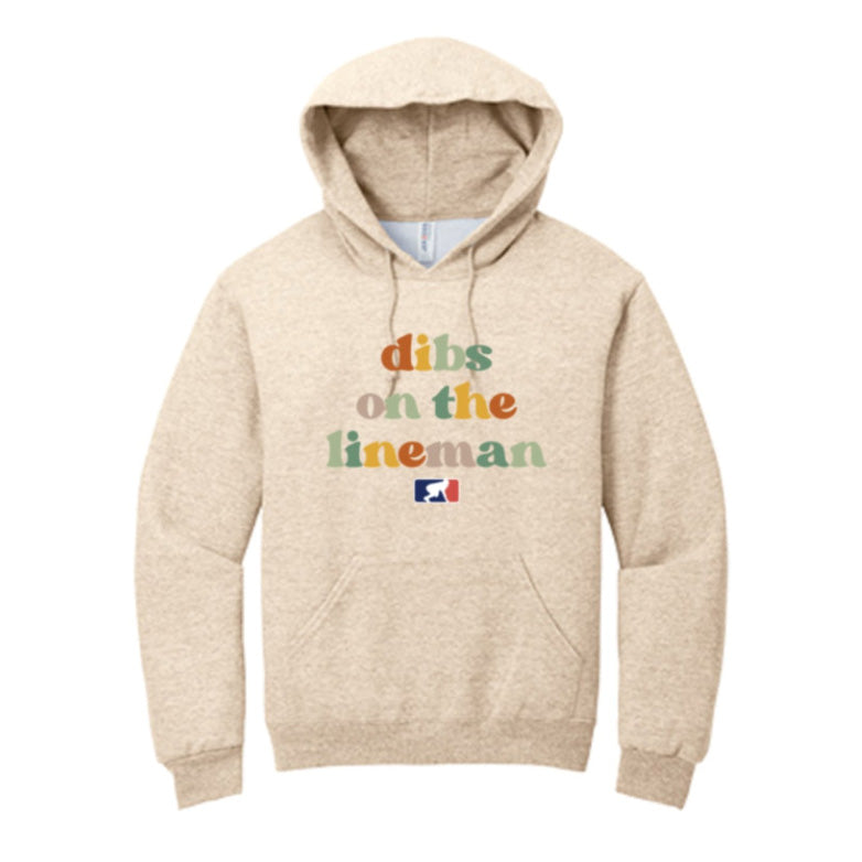 DIBS ON THE LINEMAN (Color) - Hoodie