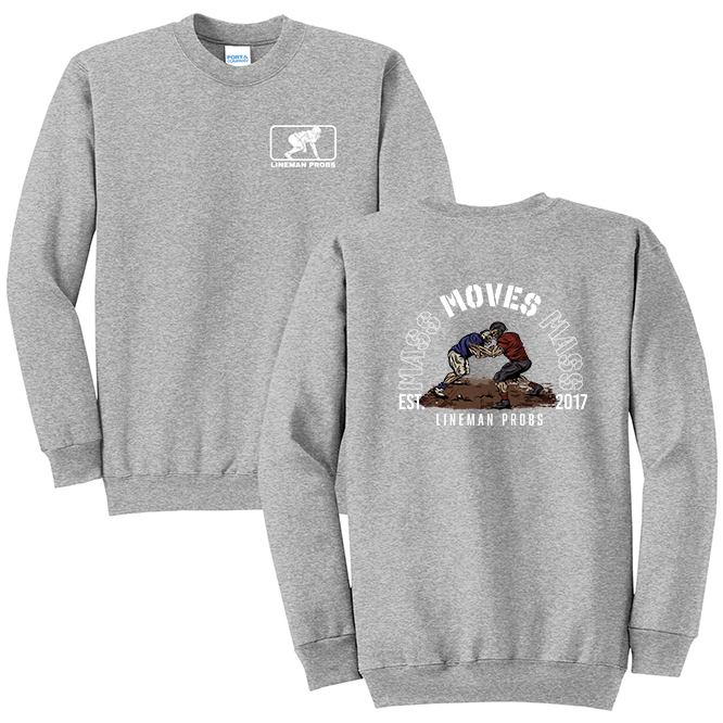 BIG BONED - MASS MOVES MASS - Crewneck
