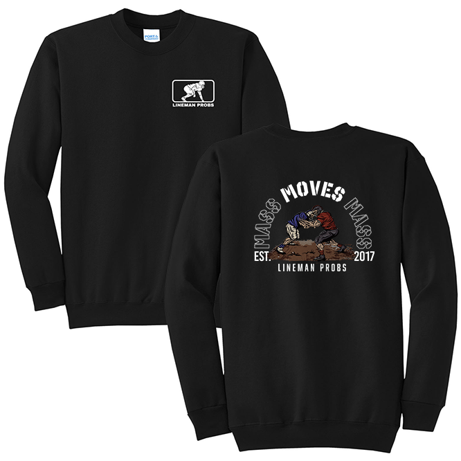 BIG BONED - MASS MOVES MASS - Crewneck