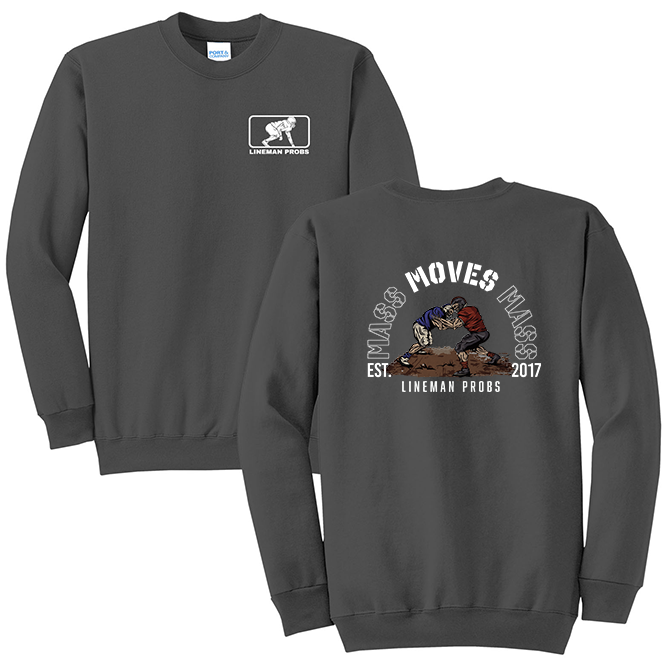 BIG BONED - MASS MOVES MASS - Crewneck