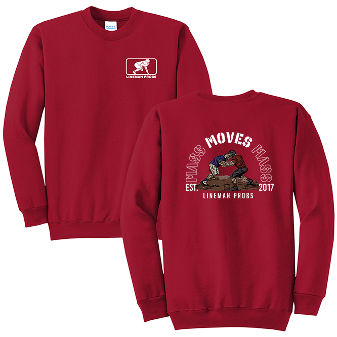 BIG BONED - MASS MOVES MASS - Crewneck