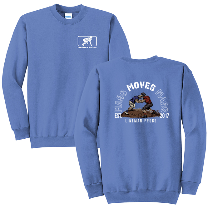 BIG BONED - MASS MOVES MASS - Crewneck