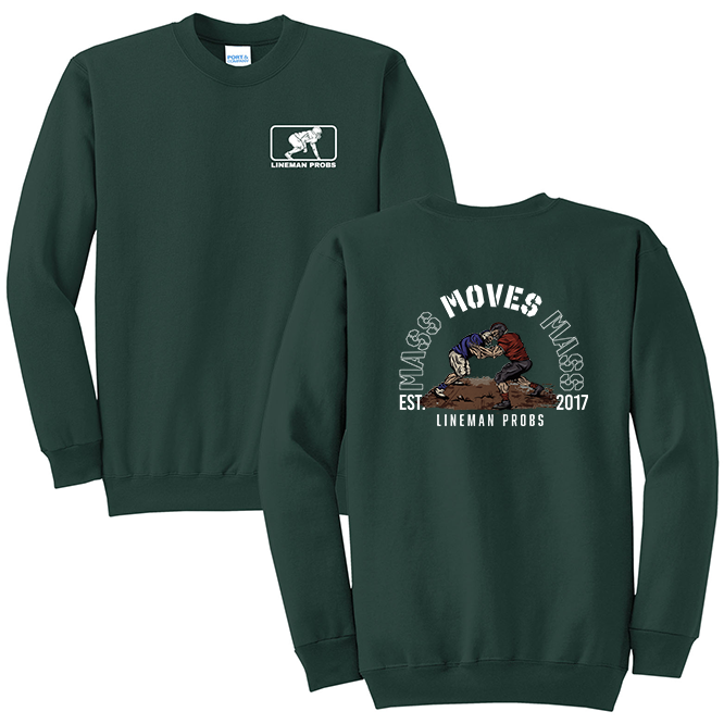 BIG BONED - MASS MOVES MASS - Crewneck