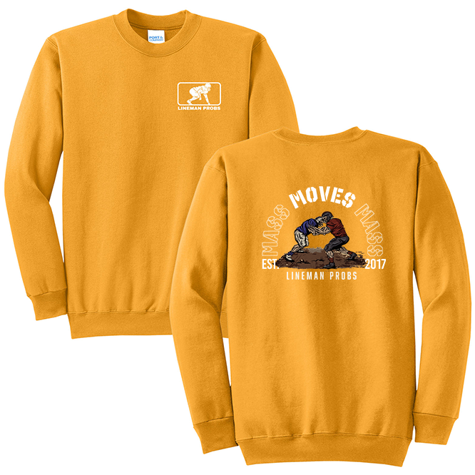 BIG BONED - MASS MOVES MASS - Crewneck