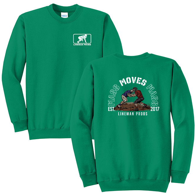BIG BONED - MASS MOVES MASS - Crewneck